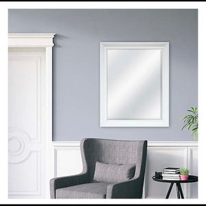 NWT Decorative 27.5” x 33.5” Large Mirrors, White